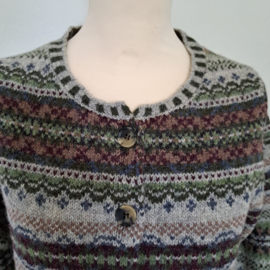 Eribé Knitwear Damesvest Westray Cardigan, kleur Glencoe
