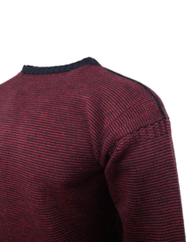 Channel Jumper 100%wol model Casquets fijne streep