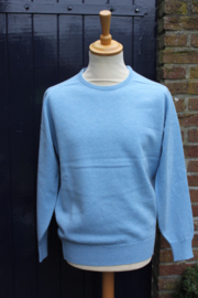 William  Lockie lamswollen pullover, kleur horizon