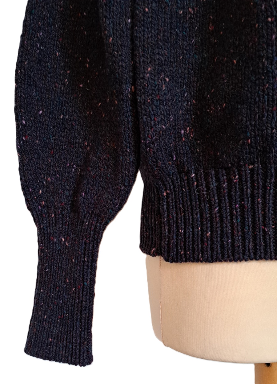 Fisherman Raglan damesvest met kabel detail, seabed