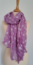 Sjaal 100% katoenen voile, rose