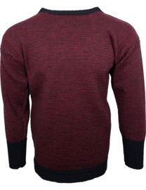 Channel Jumper 100%wol model Casquets fijne streep