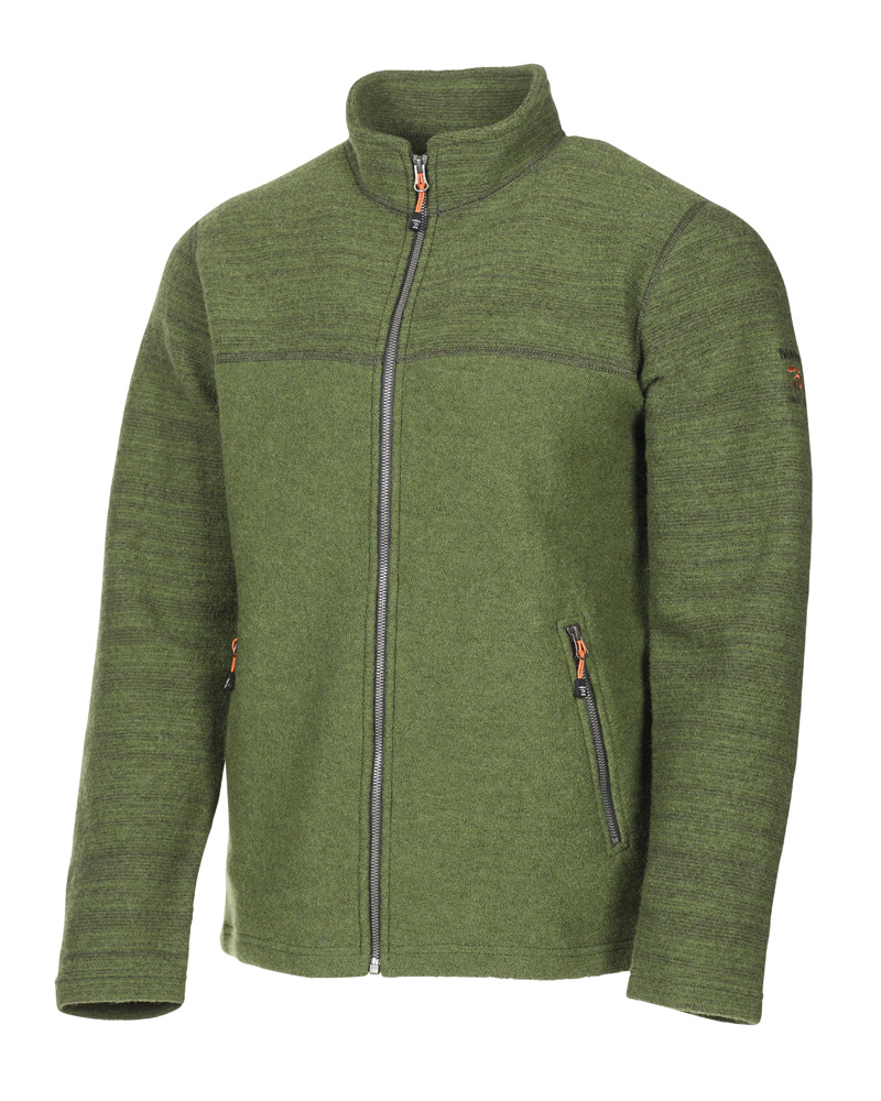 Ivanhoe Of Sweden herenvest Jon full zip, cactus