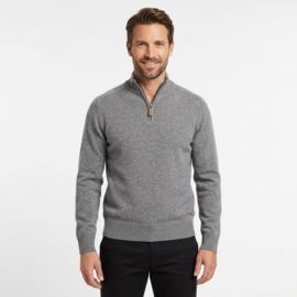 William Lockie Basic Saddle half zip, vole