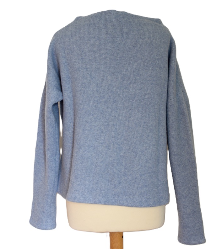 Stapf Damestrui Nicoletta met boothals, azzurro