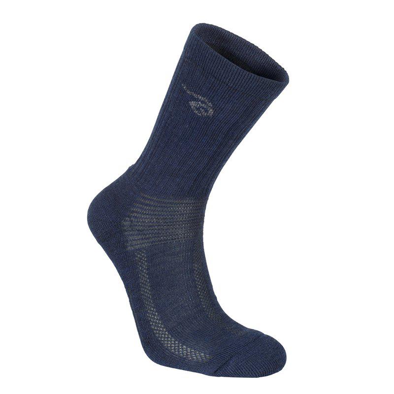 Wollen Trekking Sokken, navy