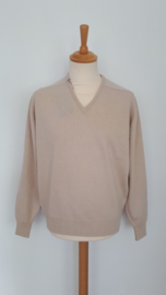 William Lockie Lamswollen pullover, ecru