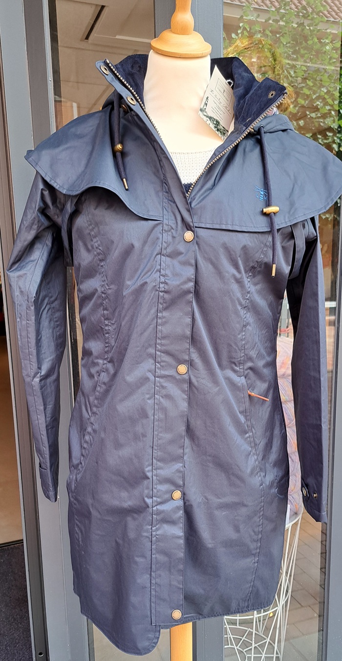 Outrider damesjas  3/4 lengte model kleur navy