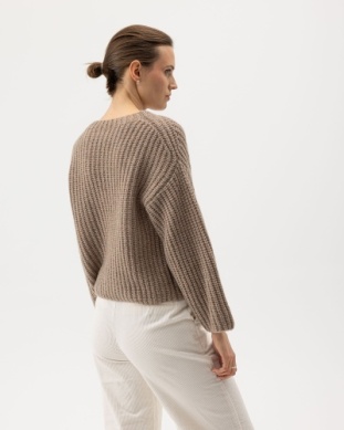 Holebrook dames trui Cajsa Sweater, Khaki