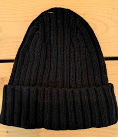 Wollen muts navy