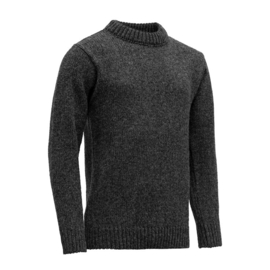 Devold Nansen Wollen Sweater, antraciet