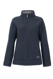 Weirdfish Damesjasje Sontee Eco Full Zipp Macaroni, navy