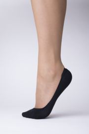 Kousenvoetjes zwart - LAAG MODEL (3-pack)