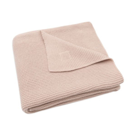 Jollein Deken Wieg 75x100cm Basic Knit - Wild Rose