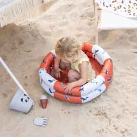 Swim Essentials Baby Zwembad Rood/Wit Walvis Ø 60 cm.