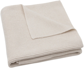 Jollein Deken Ledikant 100x150cm Basic Knit - Oatmeal