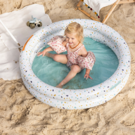 Swim Essentials Kinder Zwembad Terrazzo Wit Ø 100 cm.