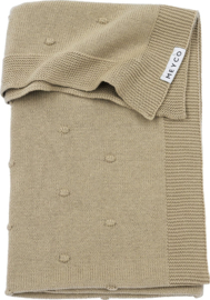 Meyco  Deken Mini Knots Sand 75x100cm