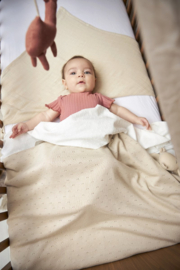 Meyco  Deken Bamboe Ajour Soft Sand  75x100cm