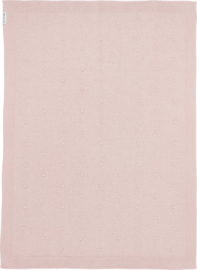 Meyco  Deken Mini Knots Soft Pink 100x150cm