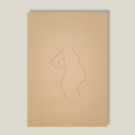 Zwanger silhouet