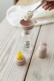 BIBS Baby Glass Bottle Complete Set Latex 225ml - Dusky lilac.
