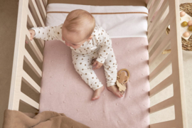 Meyco  Deken Mini Knots Soft Pink 100x150cm