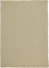 Meyco Deken Mini knots teddy Sand  75x100cm