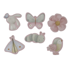 Little Dutch 6 in 1 Vormen Puzzels Flowers & Butterflies.