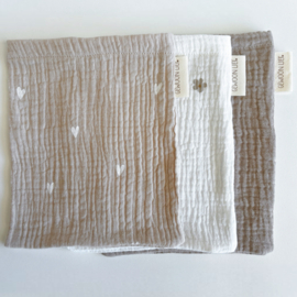 Gewoon Lief hydrofiele washandjes (set van 3)