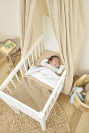 Meyco Deken Mini knots teddy Sand  75x100cm