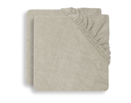 Aankleedkussenhoes badstof 75x85cm nougat (2pack).