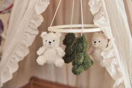 Jollein Baby Mobiel Teddy Bear - Leaf Green/Naturel.