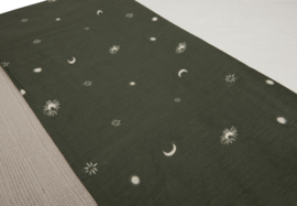 Jollein Laken Ledikant 120x150cm Stargaze - Leaf Green.