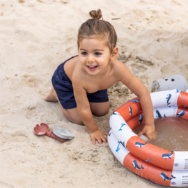 Swim Essentials Baby Zwembad Rood/Wit Walvis Ø 60 cm.