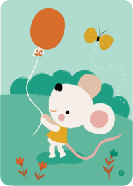 BORA kaart 'Balloon mouse'.
