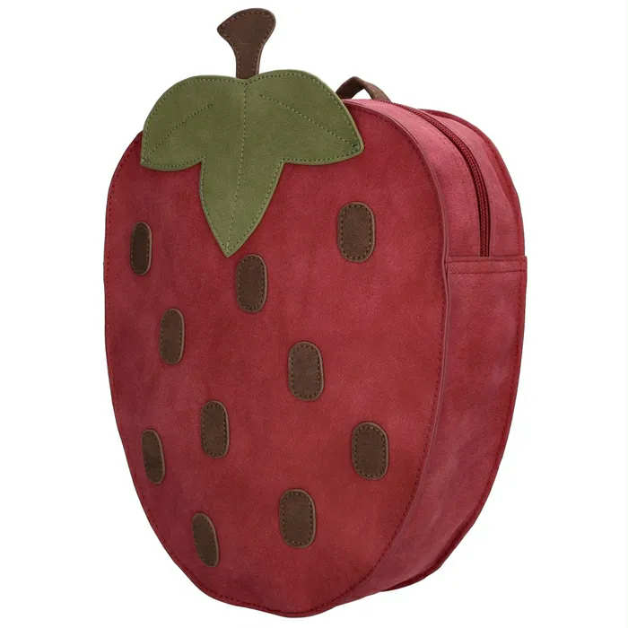 Rugtasje aardbei rood
