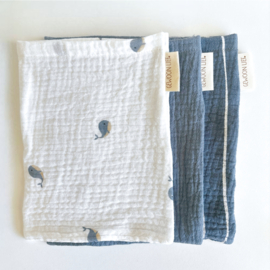 Gewoon Lief hydrofiele washandjes (set van 3)
