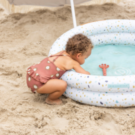 Swim Essentials Kinder Zwembad Terrazzo Wit Ø 100 cm.