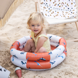 Swim Essentials Baby Zwembad Rood/Wit Walvis Ø 60 cm.