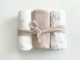 Gewoon Lief hydrofiele doeken 70x70 cm (set van 3)