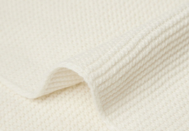 Jollein Deken Wieg 75x100cm Basic Knit - Ivory