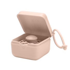 BIBS Pacifier box Dusky Blush.