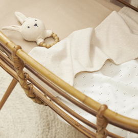 Meyco  Deken Bamboe Ajour Offwhite  75x100cm