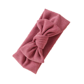 Haarband Soof donker oud roze.