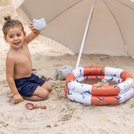 Swim Essentials Baby Zwembad Rood/Wit Walvis Ø 60 cm.