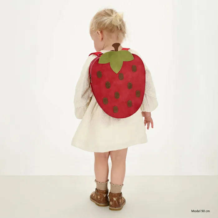 Rugtasje aardbei rood