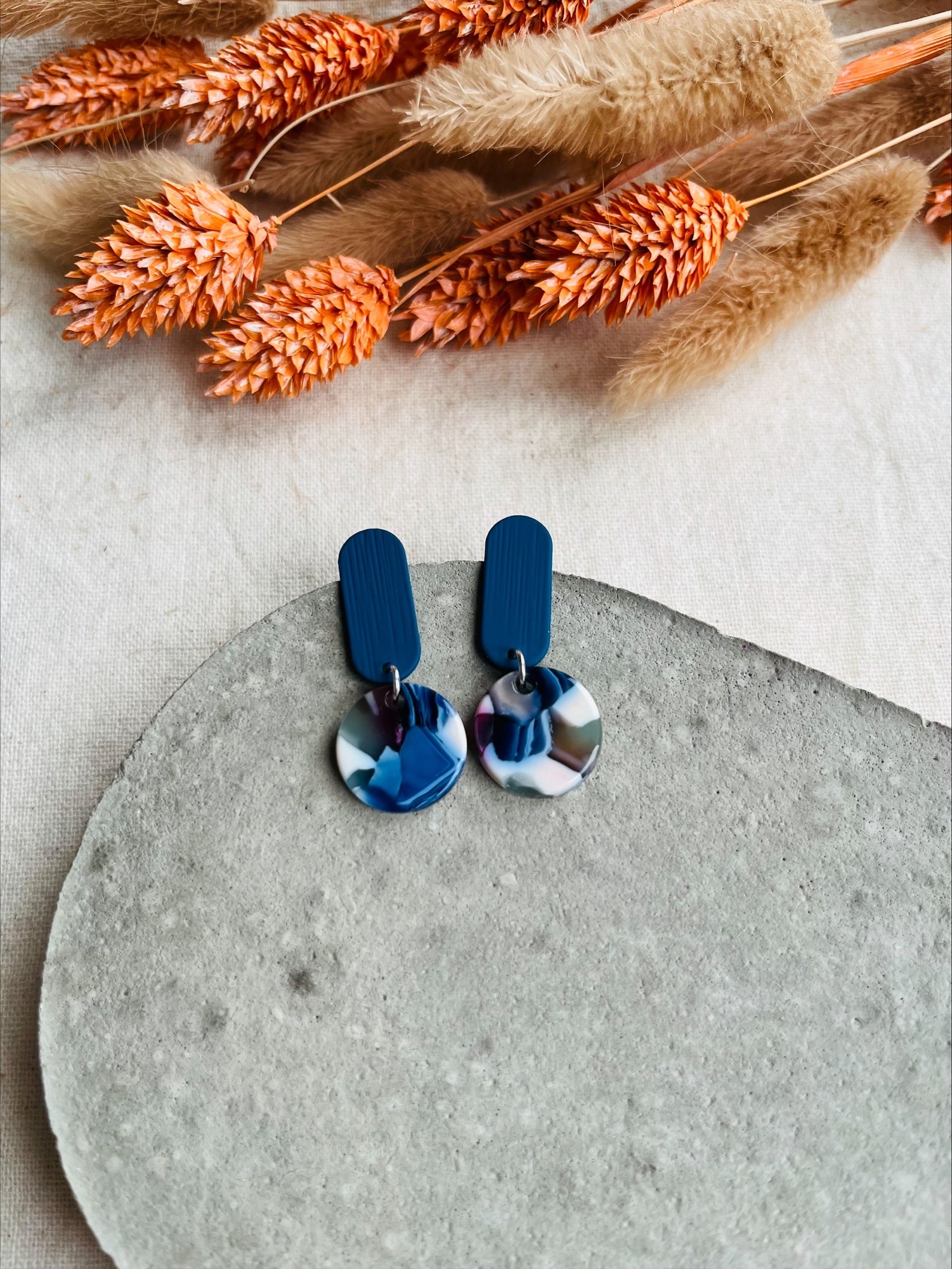 Polly.12 rond blauw