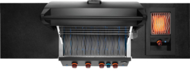 OASIS™ 105-bundel, inbouw 700-serie van 81 cm met infrarood achterbrander op propaan, matzwart Inbouw 700-serie 81  6 Branders ODK105MK-BIG32P-1-NL