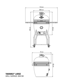 YAKINIKU LARGE KAMADO SOLO COMPLEET